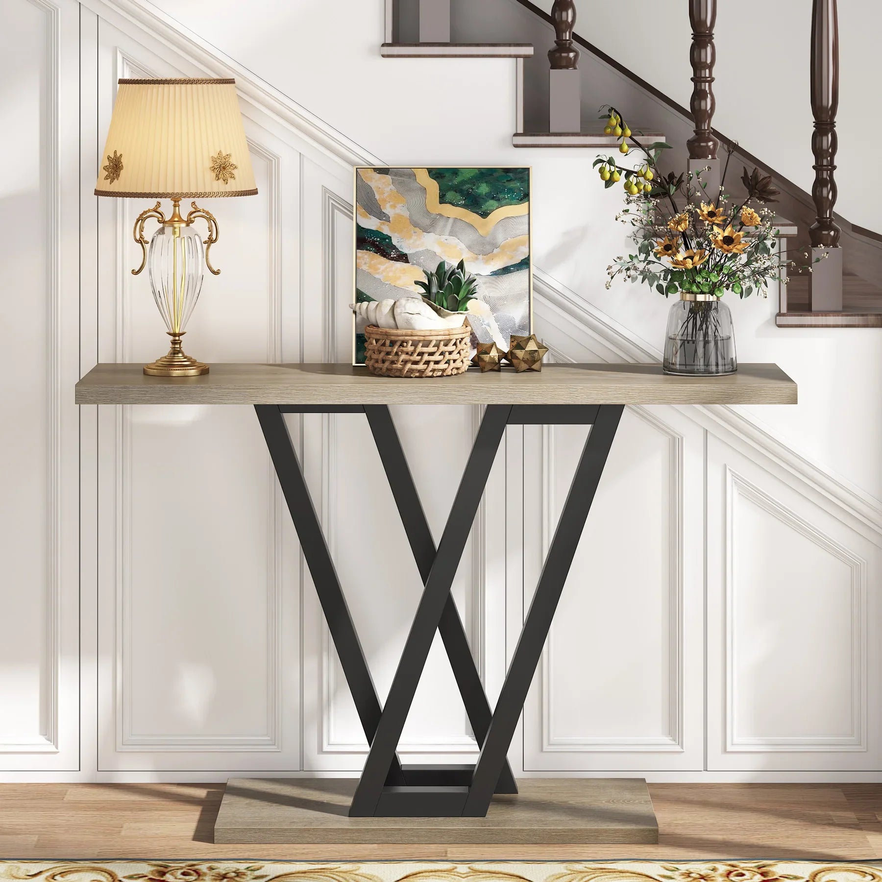 Industrial Console Table