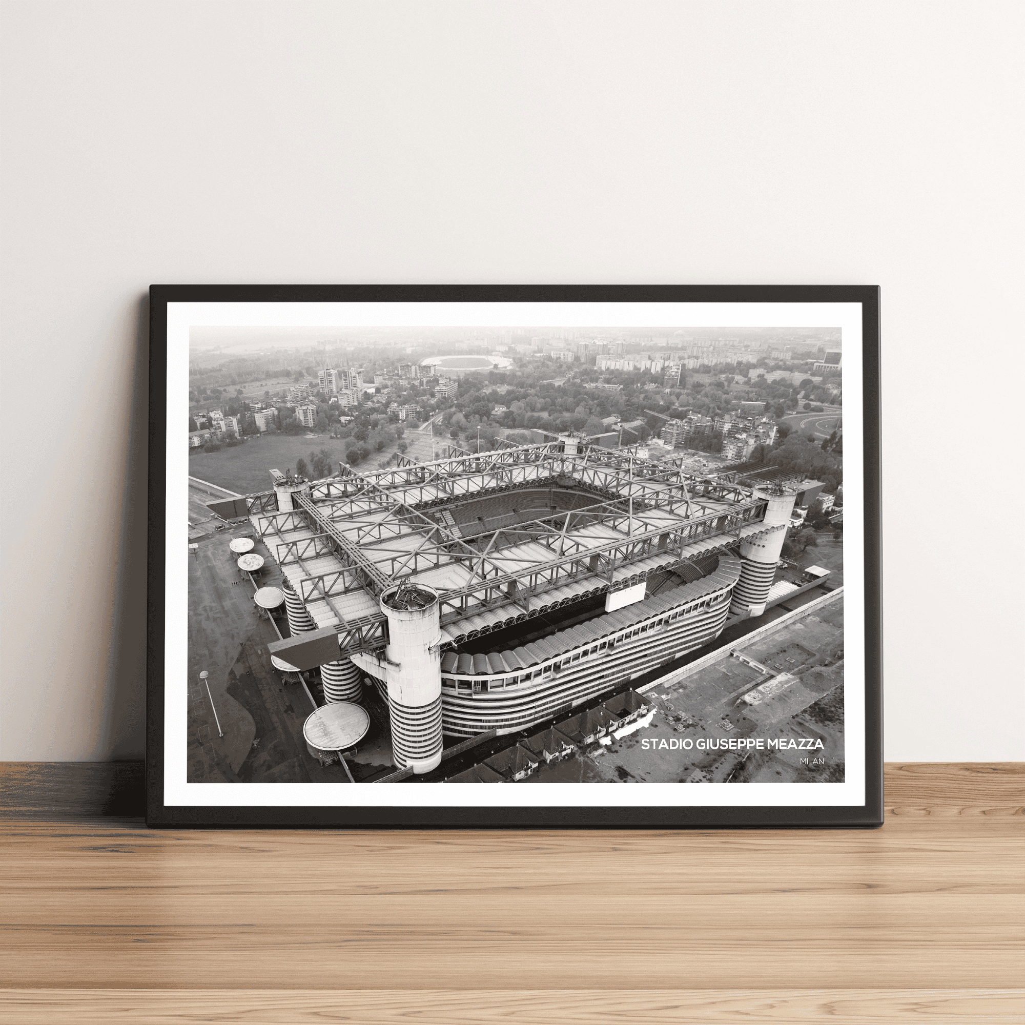 San Siro Milan Stadium Aerial Photography Print