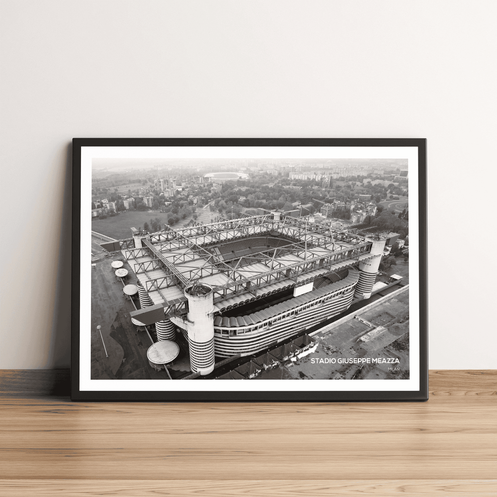 San Siro Milan Stadium Aerial Photography Print