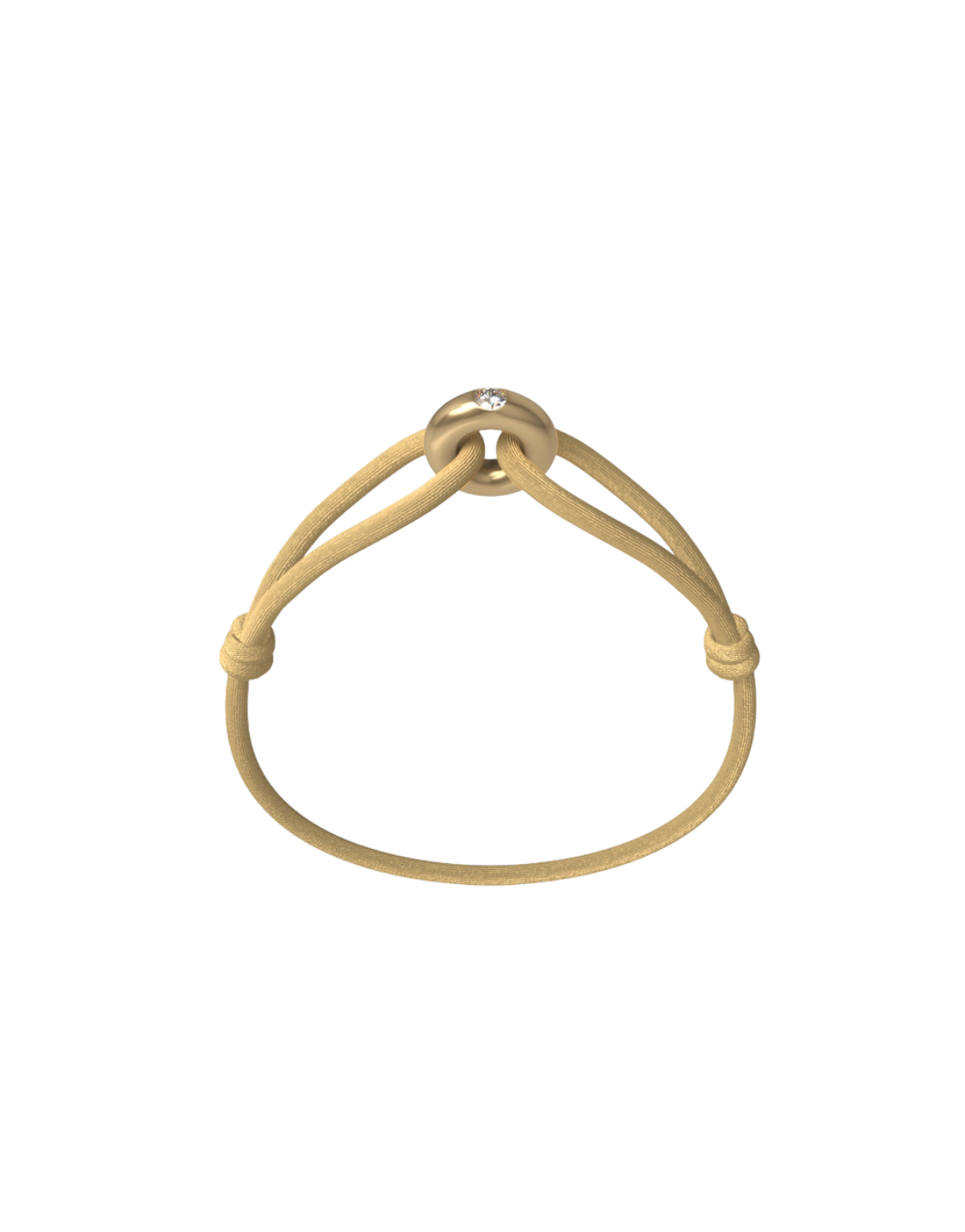 Golden Soho Diamond Cord Bracelet