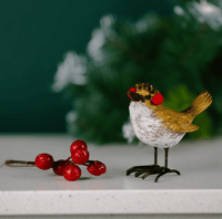 Christmas Finch Decoration Ornaments