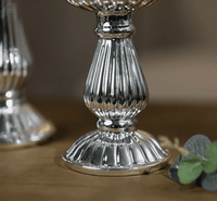 Staggered Pillar Christmas Candle Holder Set 3pc