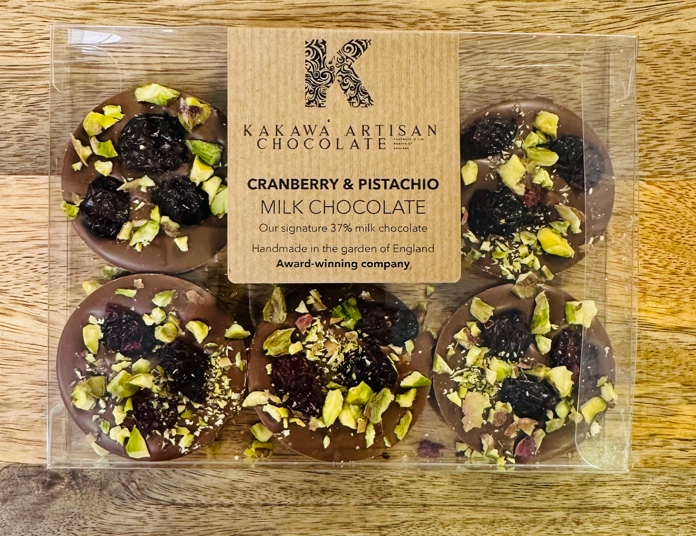 Cranberry & Pistachio | Milk Chocolate