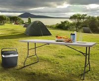 Heavy Duty 6ft White Folding Trestle Table