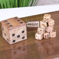 Selora Wooden Dice Set with Holder