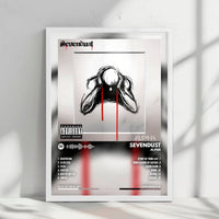 Sevendust "Alpha  " Album Cover Poster - with Complete Tracklist