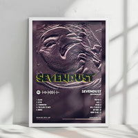 Sevendust "Sevendust  " Album Cover Poster - with Complete Tracklist