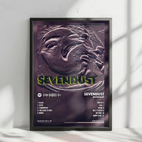 Sevendust "Sevendust  " Album Cover Poster - with Complete Tracklist