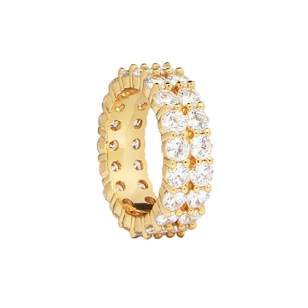 Double Row Diamond Ring (Gold)
