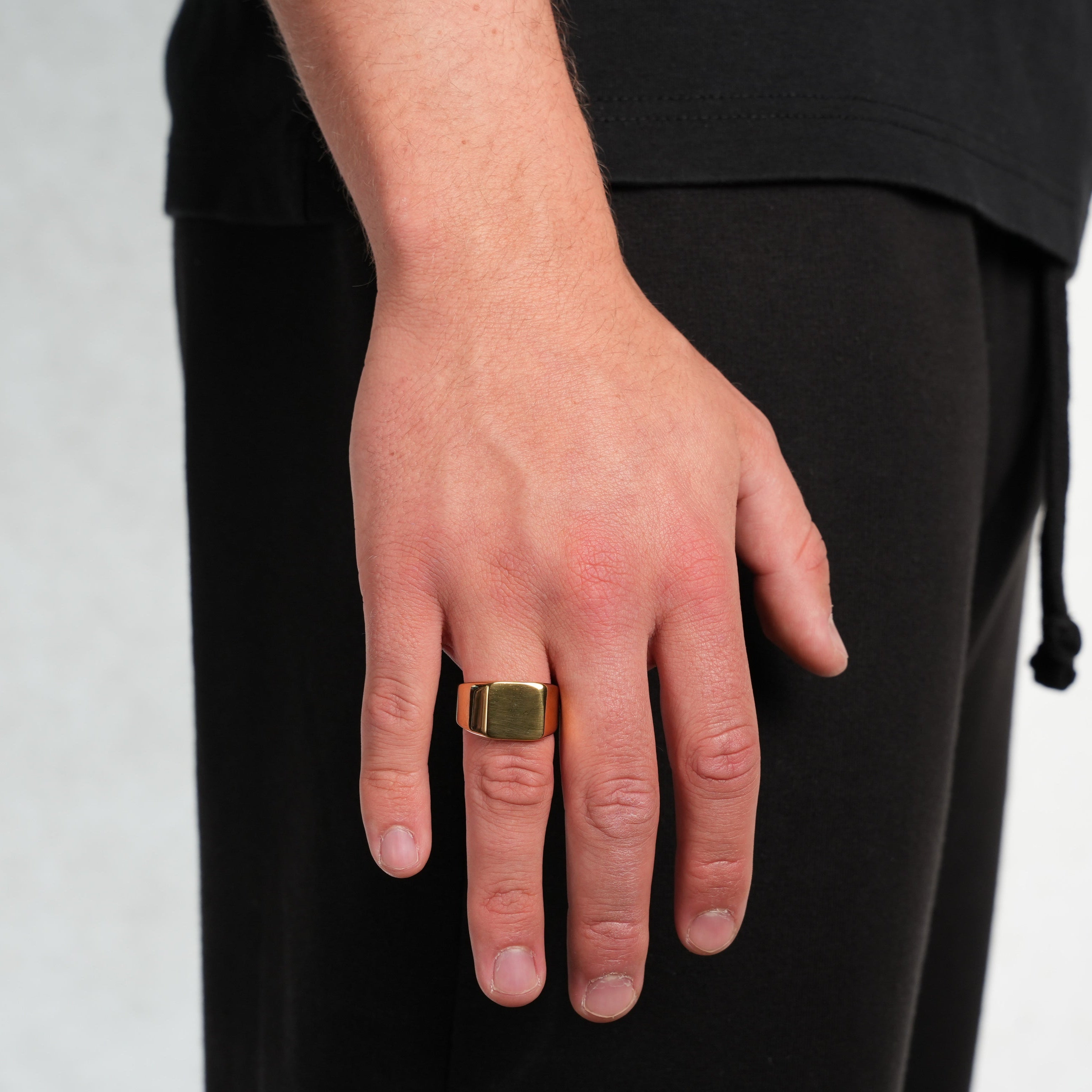 Squared Signet Ring (Gold)