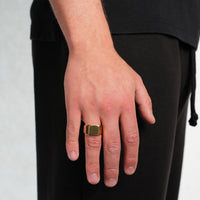 Squared Signet Ring (Gold)