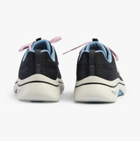 Skechers 125311/BKBL GO WALK ARCH FIT 2.0 - VIVID SUNSET Womens Trainers Black/Blue