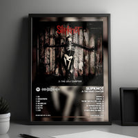 Slipknot ".5: The Gray Chapter  " Album Cover Poster - with Complete Tracklist