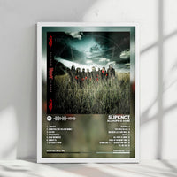 Slipknot "All Hope Is Gone  " Album Cover Poster - with Complete Tracklist