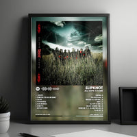 Slipknot "All Hope Is Gone  " Album Cover Poster - with Complete Tracklist
