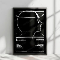 Slowdive "Slowdive" Album Cover Poster - with Complete Tracklist