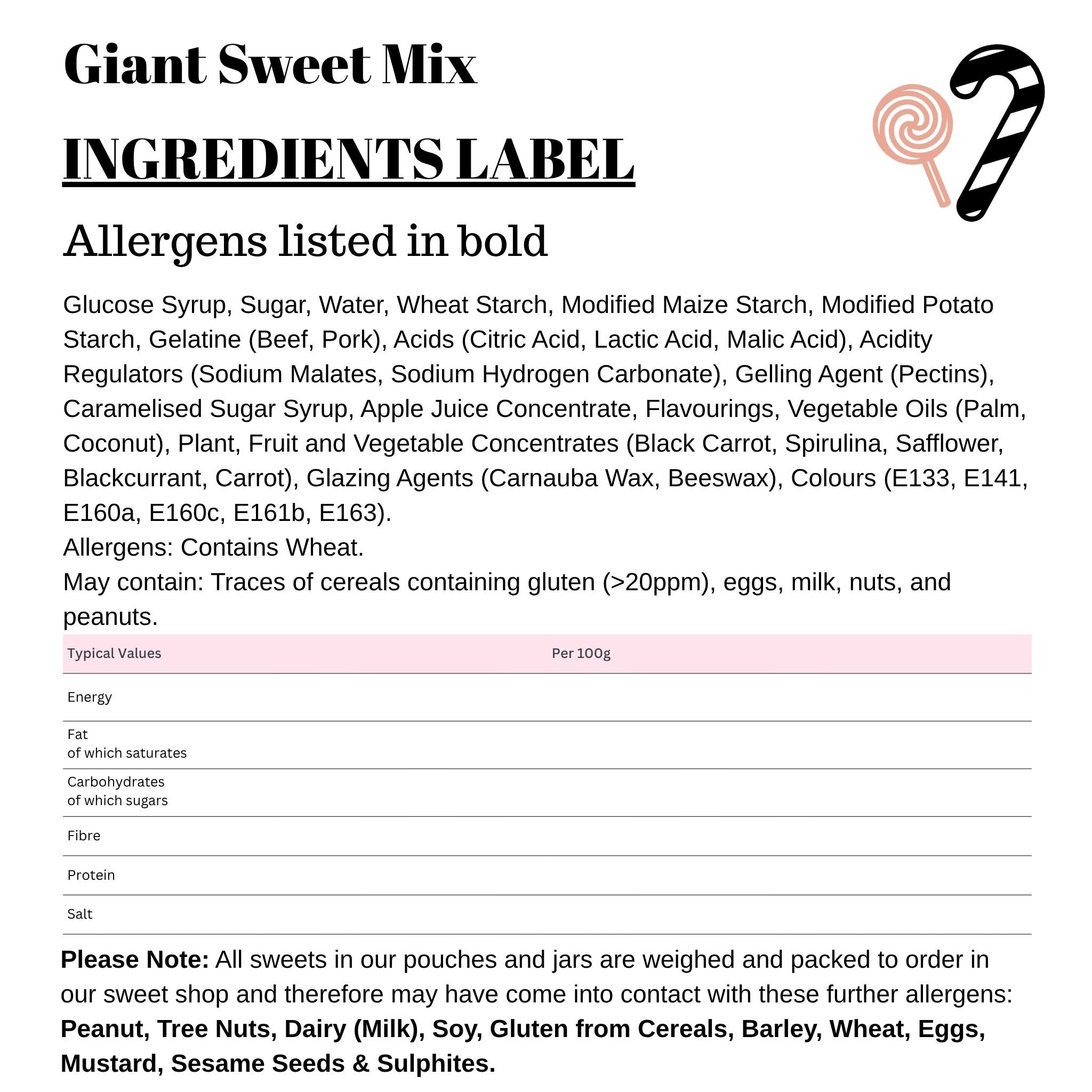 Giant Sweet Mix