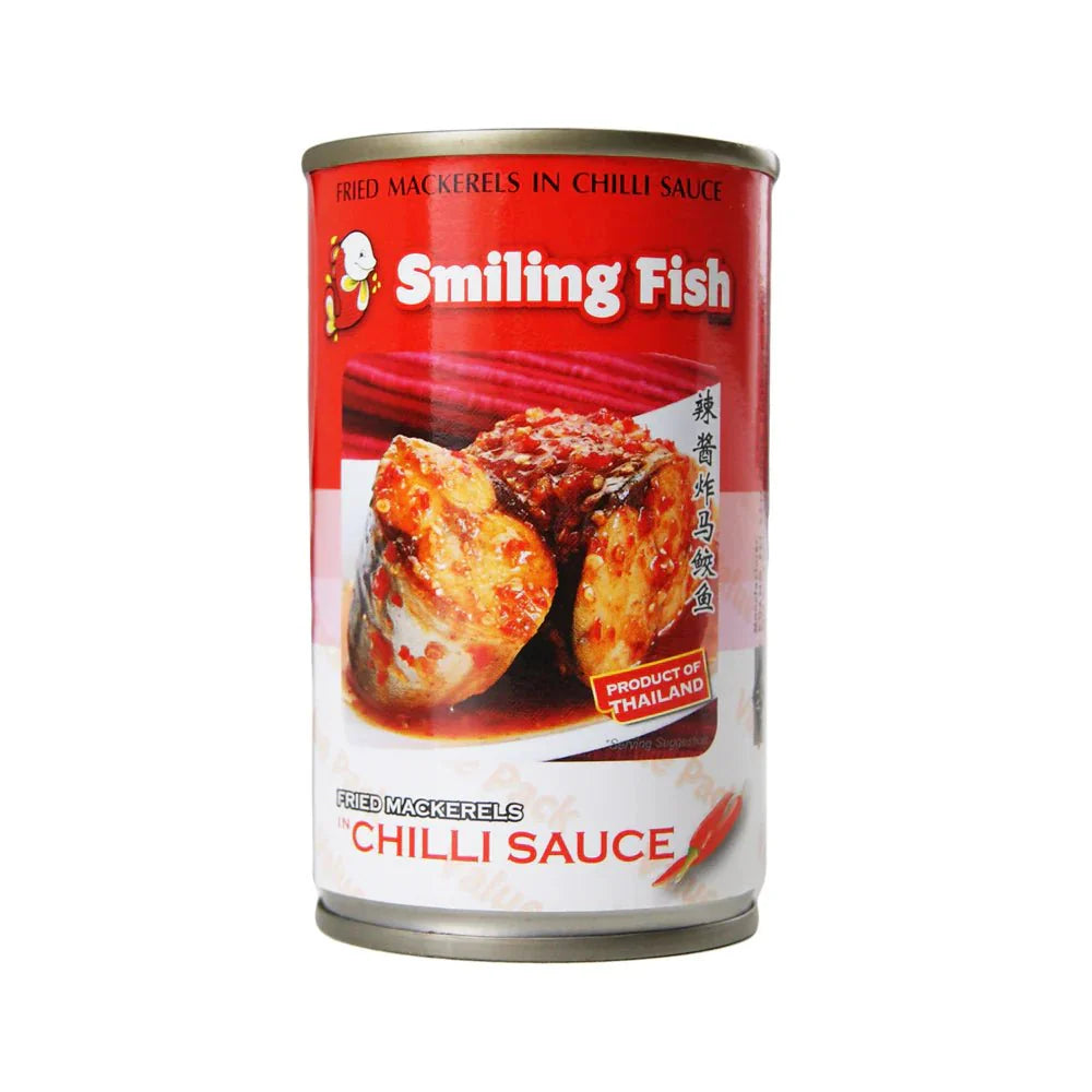 SMILING FISH Fried Mackerels In Chilli Sauce 155g