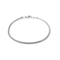 Snake Bracelet (Silver) 3mm