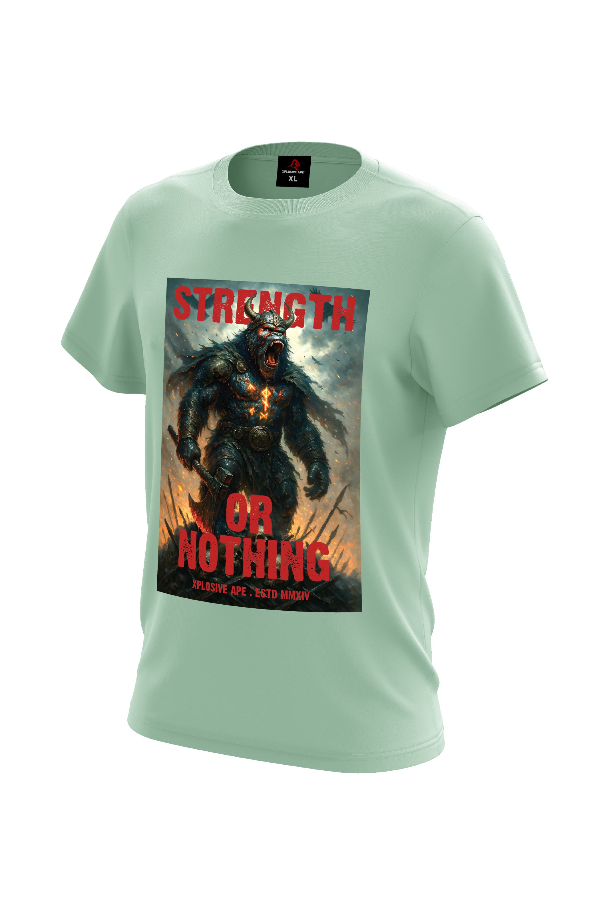XAPE Strength Or Nothing Tee - Mint Green