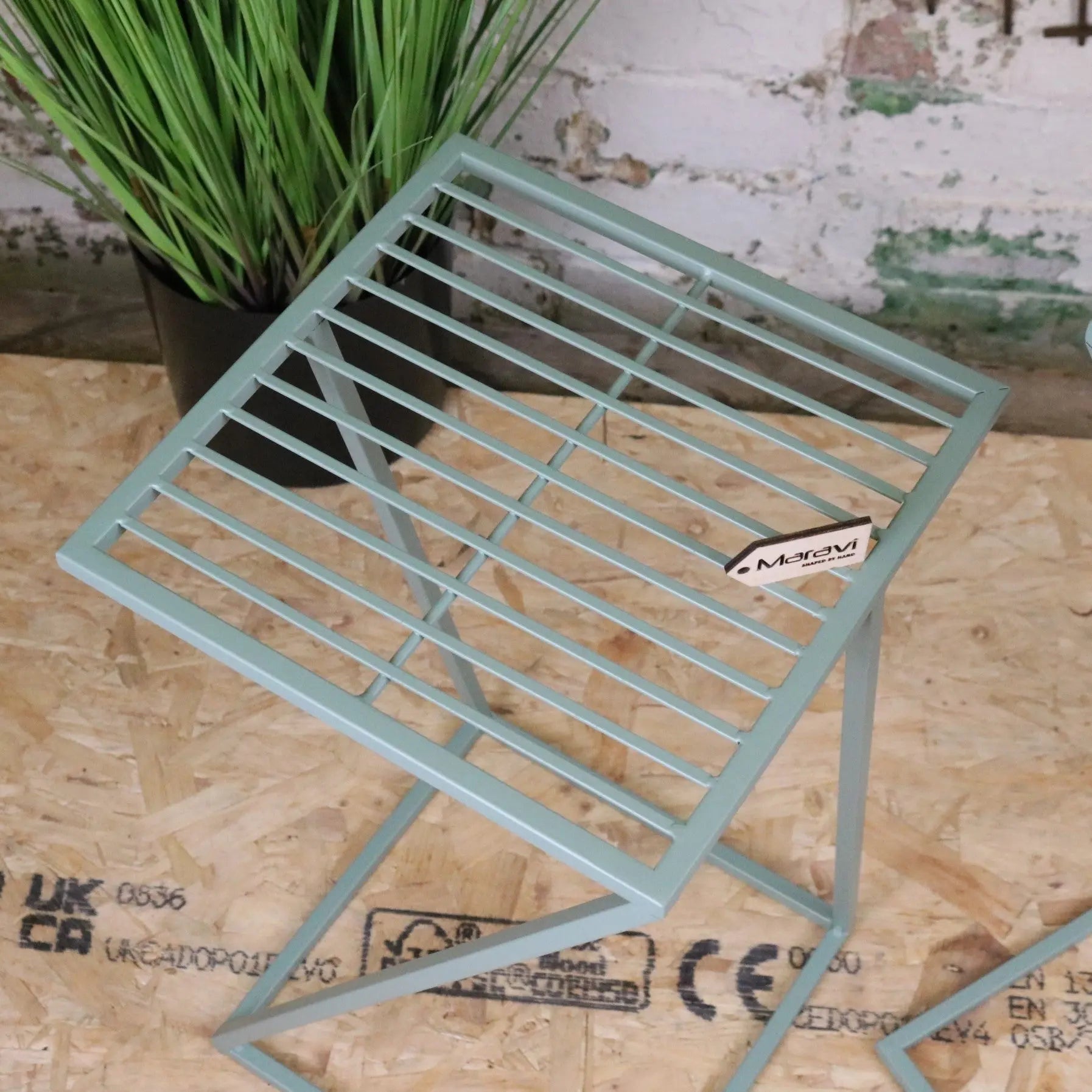 Soraya Green Garden Table Set