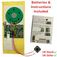 30s Greeting Card Recordable Voice Chip | DIY Sound Module Music | Audio Player