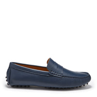 Penny Driving Loafers, french navy leather