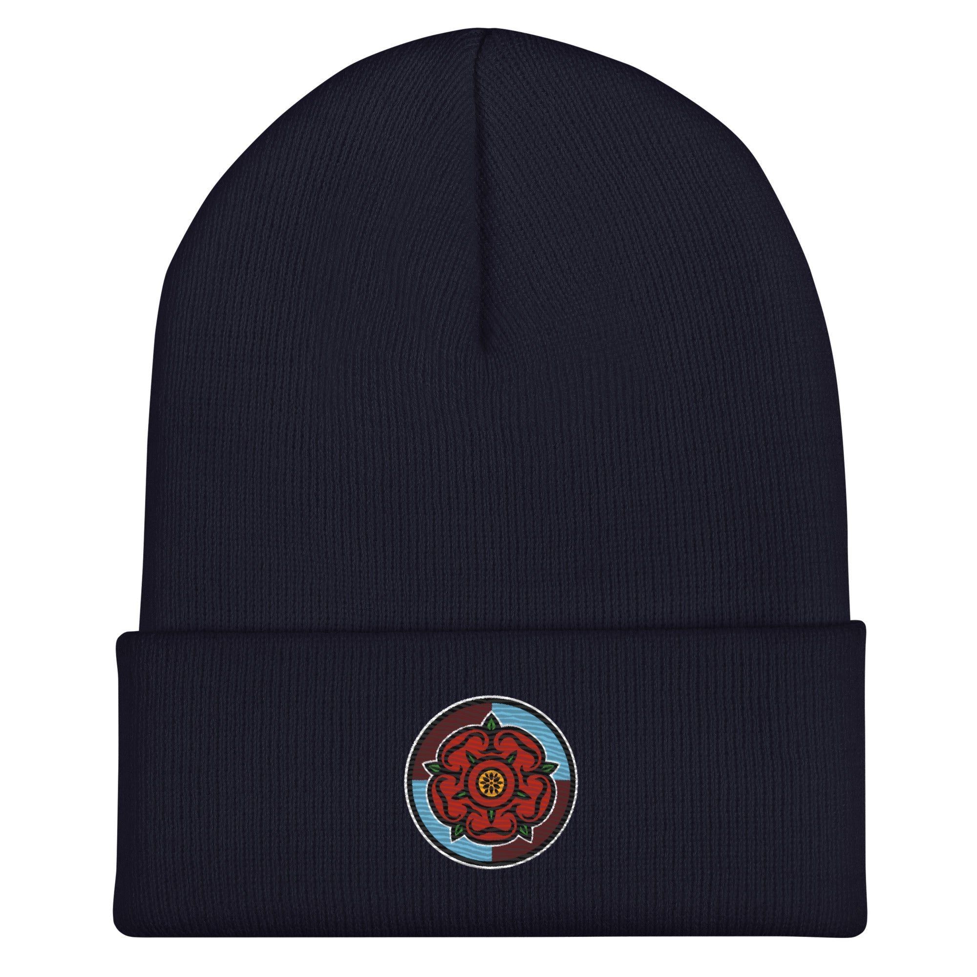 Burnley Lancashire Rose Inspired Cuffed Beanie