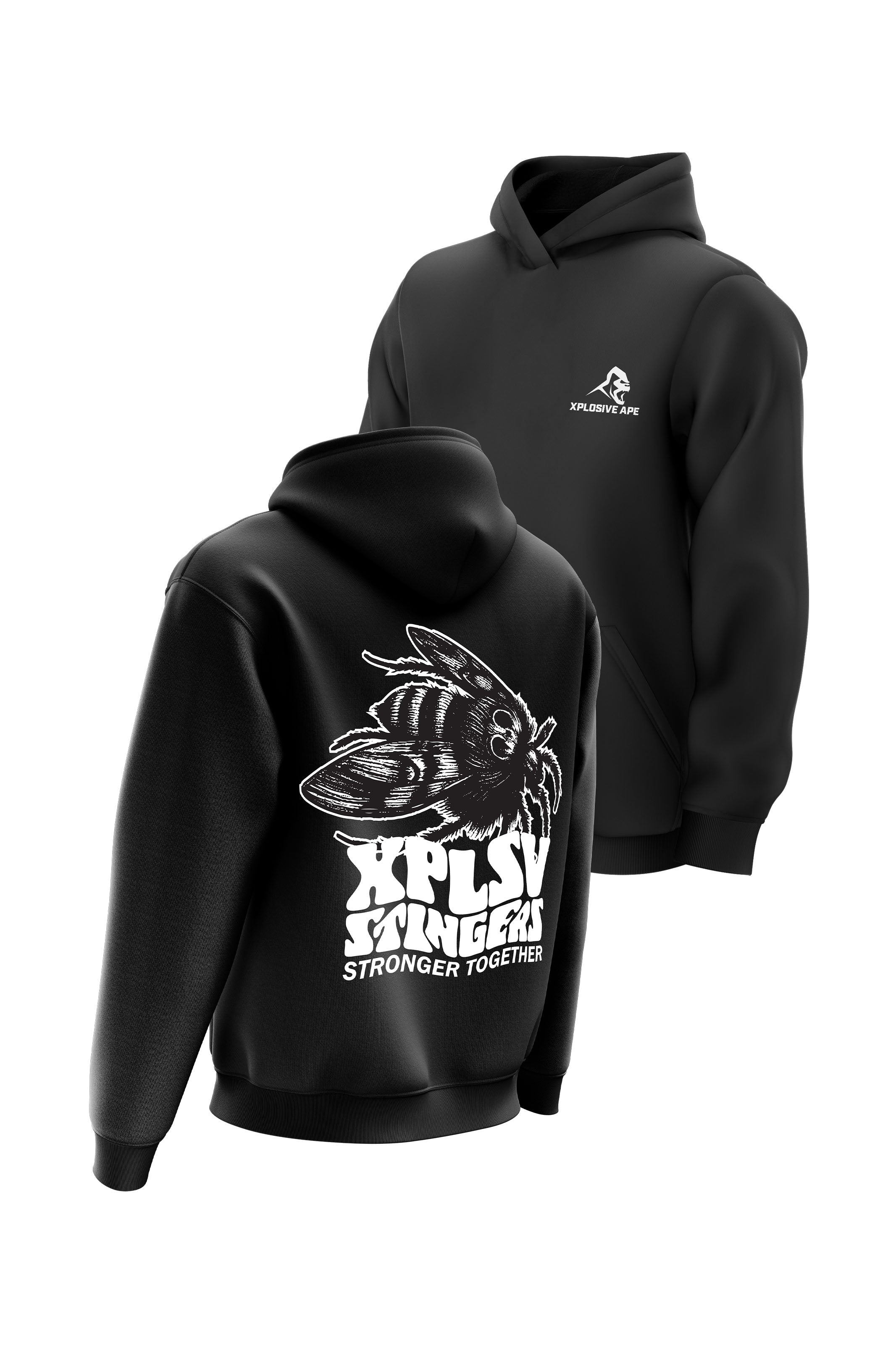 XAPE Stingers Hoodie - Black