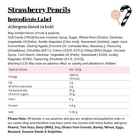 Strawberry Pencils