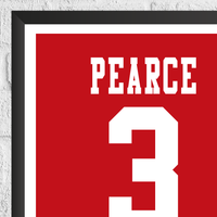 Stuart Pearce Legend Stats Print