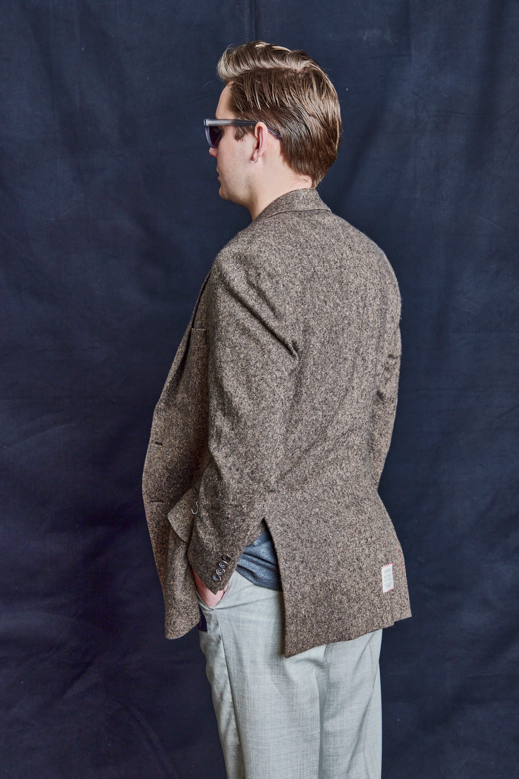Savile Row Herringbone Blazer