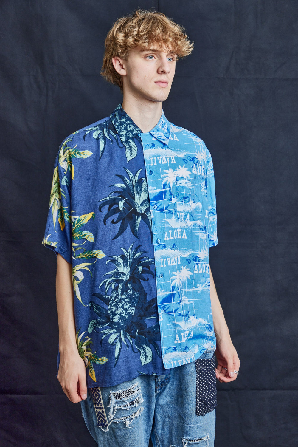 50/50 Hawaiian Shirt - Aloha