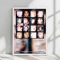 Sum 41 "All Killer No Filler  " Album Cover Poster - with Complete Tracklist