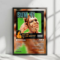 Sum 41 "Does This Look Infected?  " Album Cover Poster - with Complete Tracklist