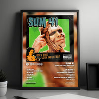 Sum 41 "Does This Look Infected?  " Album Cover Poster - with Complete Tracklist