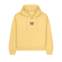 Swallowtail Butterfly Cropped Hoodie - Butterfly - Unisex Relaxed Fit