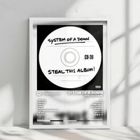 System of a Down "Steal This Album!  " Album Cover Poster - with Complete Tracklist