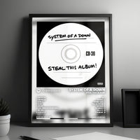 System of a Down "Steal This Album!  " Album Cover Poster - with Complete Tracklist
