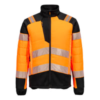 Portwest  PW3 Hi-Vis Hybrid Baffle Jacket