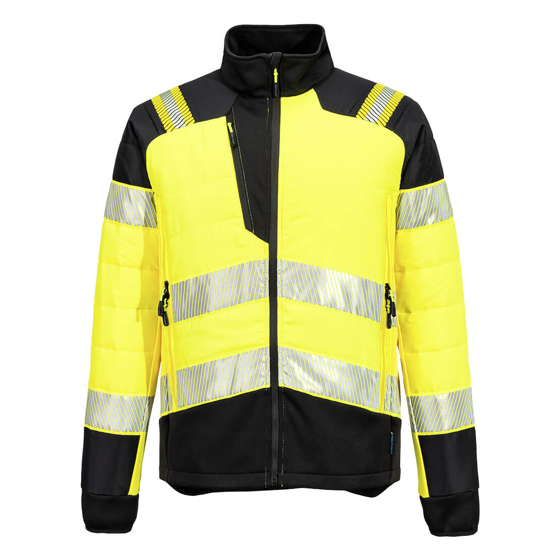 Portwest  PW3 Hi-Vis Hybrid Baffle Jacket