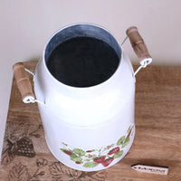 Thaniya Vintage Strawberry Field Milk Churn Planter
