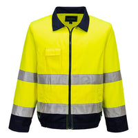 Portwest Madrid Hi-Vis Contrast Bomber Jacket