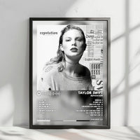 Taylor Swift - "Reputation" Album Cover Poster - with Complete Tracklist