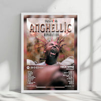 Tech N9ne "Anghellic  " Album Cover Poster - with Complete Tracklist