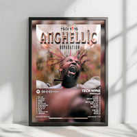 Tech N9ne "Anghellic  " Album Cover Poster - with Complete Tracklist