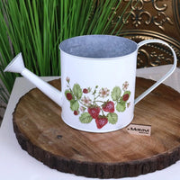 Thaniya Strawberry Field Decorative Watering Can Planter