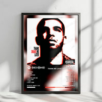 Drake "Thank Me Later (Int'l Version)" Album Cover Poster - with Complete Tracklist
