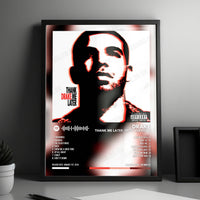 Drake "Thank Me Later (Int'l Version)" Album Cover Poster - with Complete Tracklist