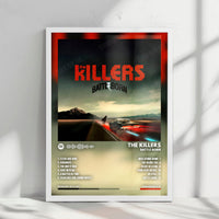 The Killers "Battle Born" Album Cover Poster - with Complete Tracklist